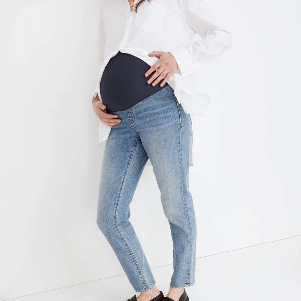 Madewell Blue Maternity Jeans